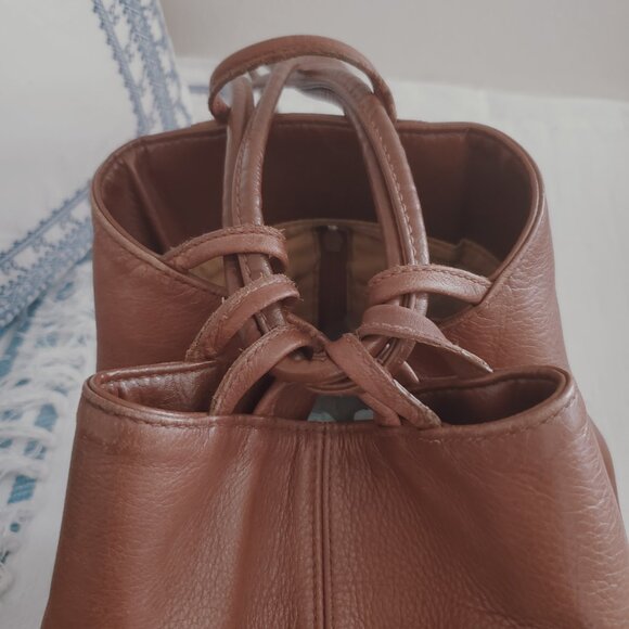 Jeannie Bente Bucket leather bag Vintage, great condition main image 3